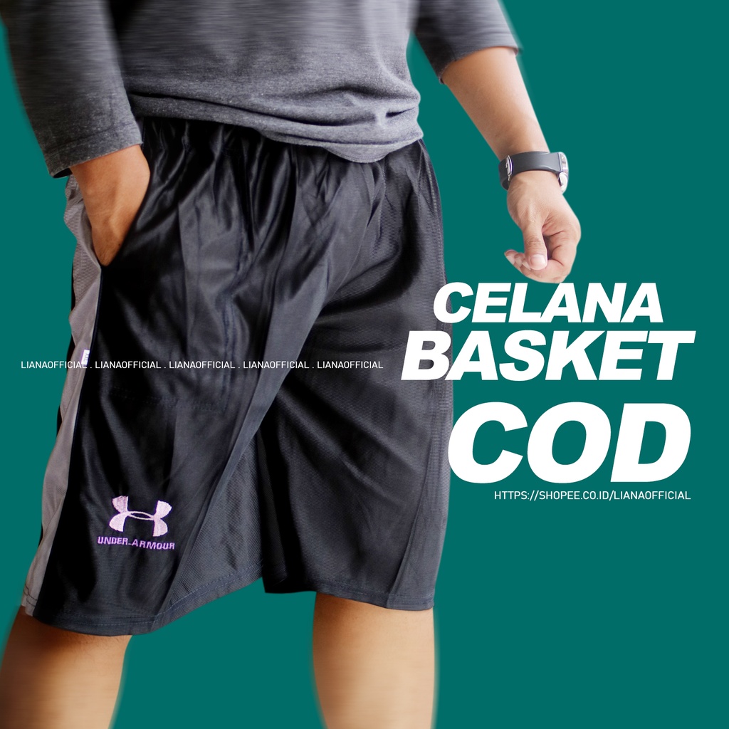 Celana Pendek Olahraga Pria Cowok Kolor Sport Basket Futsal Paragon