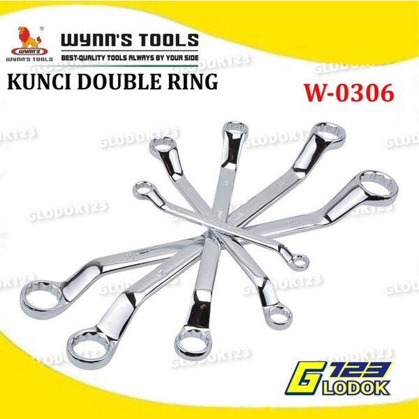 Kunci Ring Pas Set Satuan CRV 6x7 8x10 9x11 10x12 11x13 13x15 16x18mm