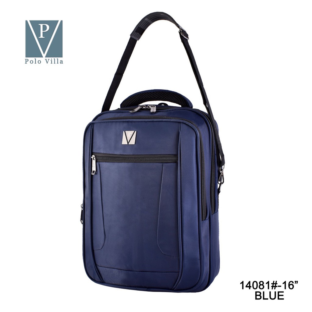 (TSI) Tas Sekolah Polo Villa 14081 Ransel Tas Pria Backpack (Free USB Extension+Rain Cover)