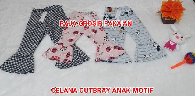 Celana Cutbray Anak Perempuan Estimasi Usia 1-8 Thn