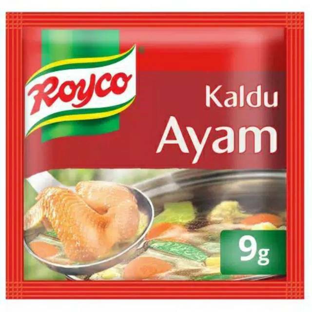 Royco Bumbu Penyedap Makanan Rasa Sapi Dan Ayam @8 Gram 12 Saset