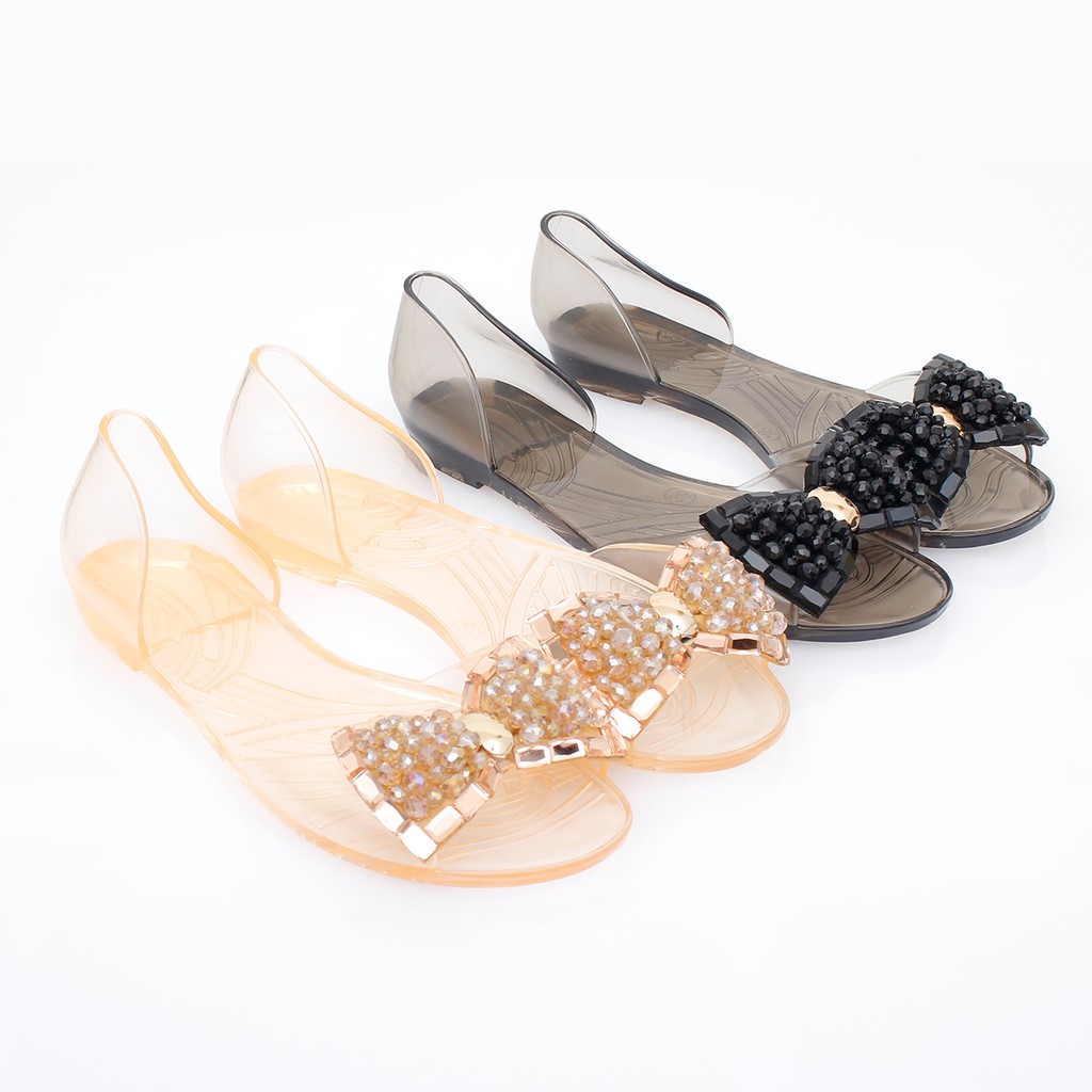 Lyodra  Summer Flat Jelly Shoes Import LDR202 Real Pict