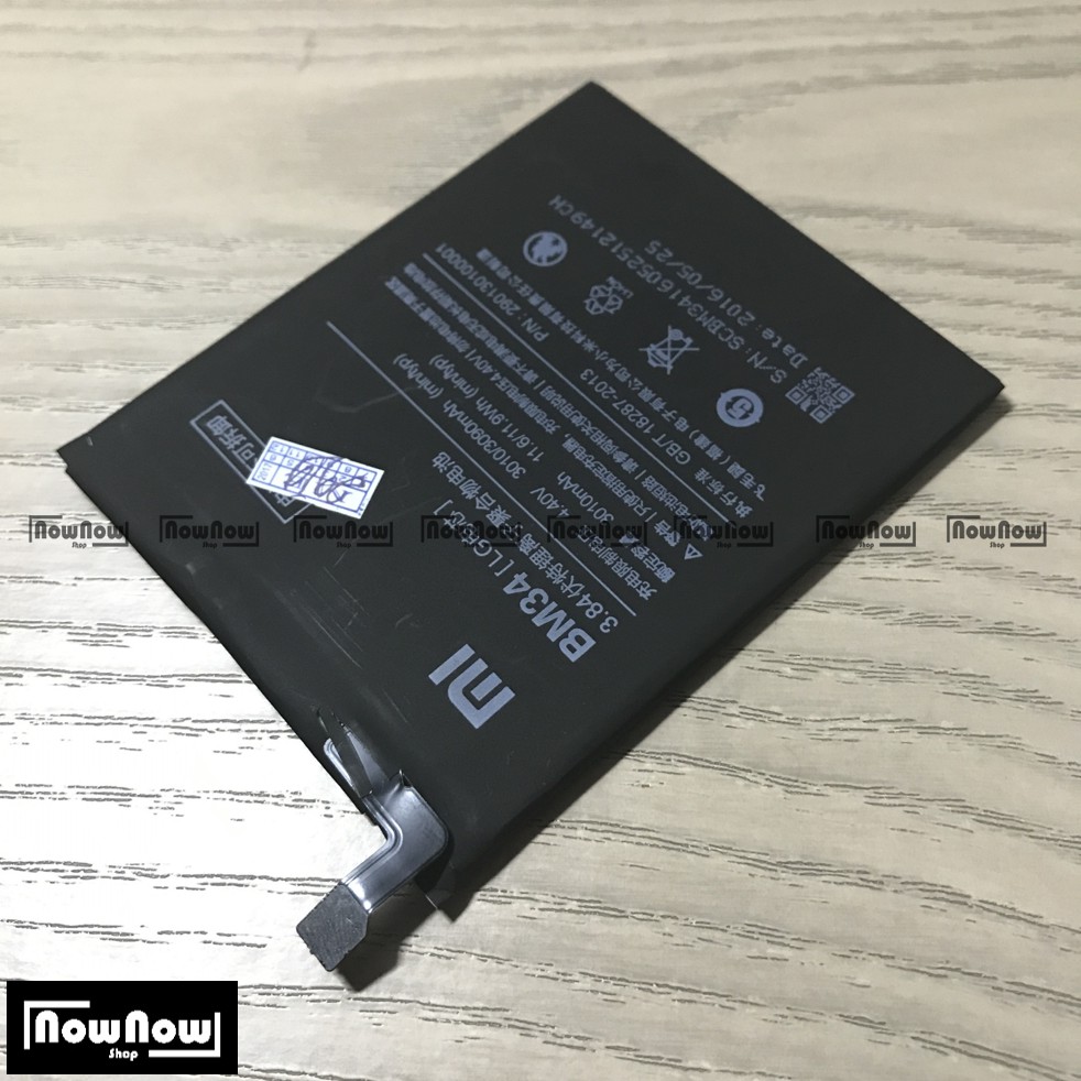 Baterai XiaoMi Mi Note Pro BM34 Original Batre Battery