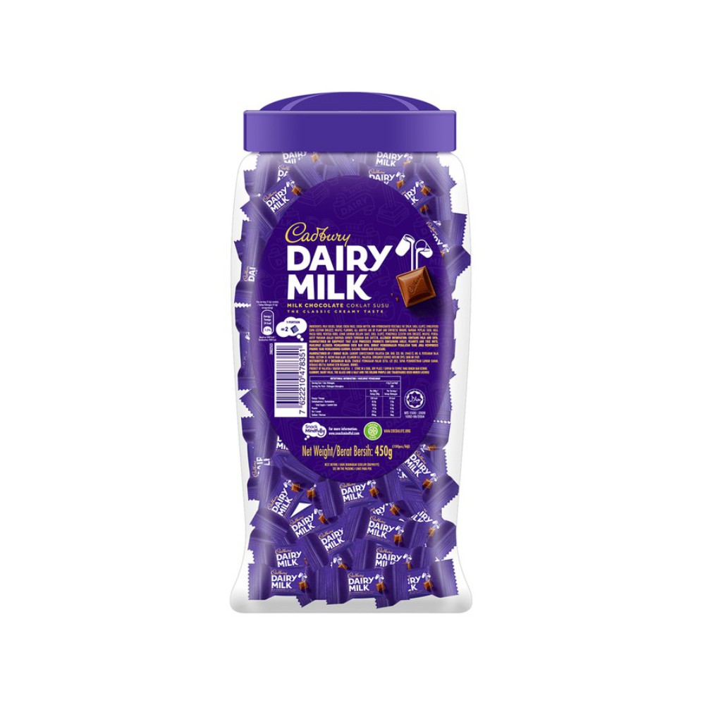 CADBURY DAIRY MILK 4,5 GRAM ISI 100 PCS // CADBURY TOPLES // COKLAT MANIS // COKLAT MURAH
