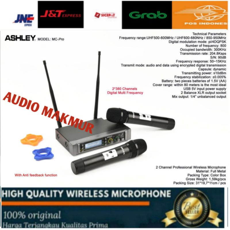 Mic Wireless Ashley MC Pro Original /Ashley MC Pro