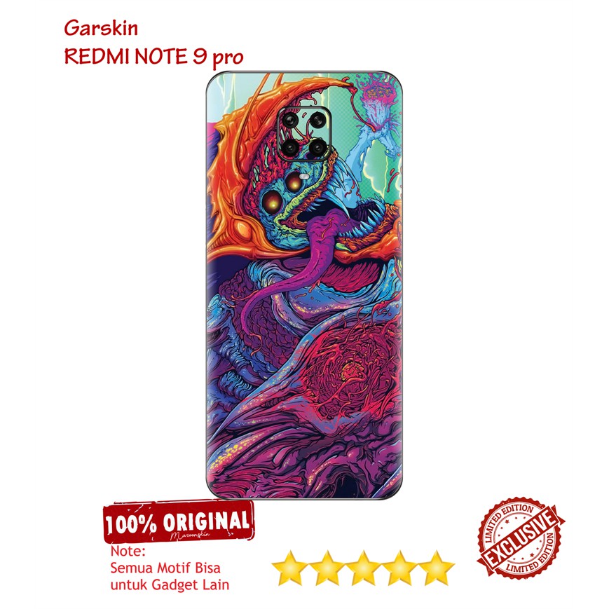 COD Garskin SKIN Redmi note 9 pro hyperbeast ⭐⭐⭐⭐⭐ ...