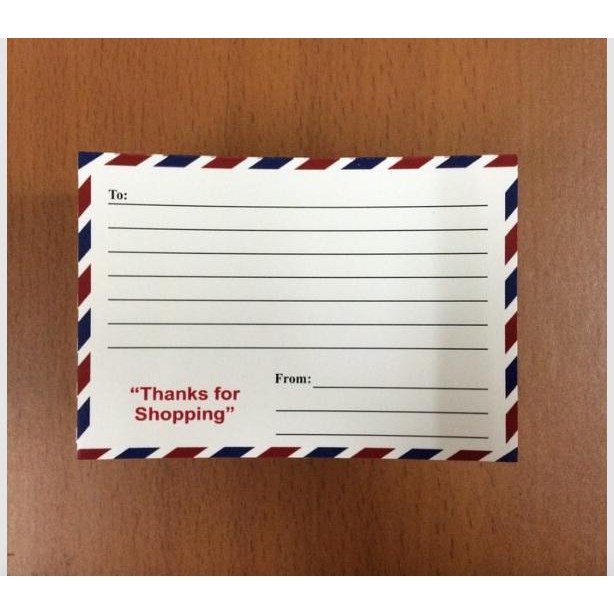 

Stiker Alamat Pengiriman Dropship Amplop Postal 7X10 Cm