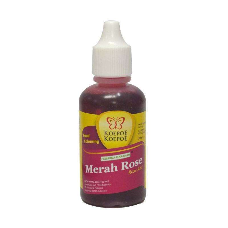 

Pewarna Koepoe Koepoe Merah Rose 30 ML
