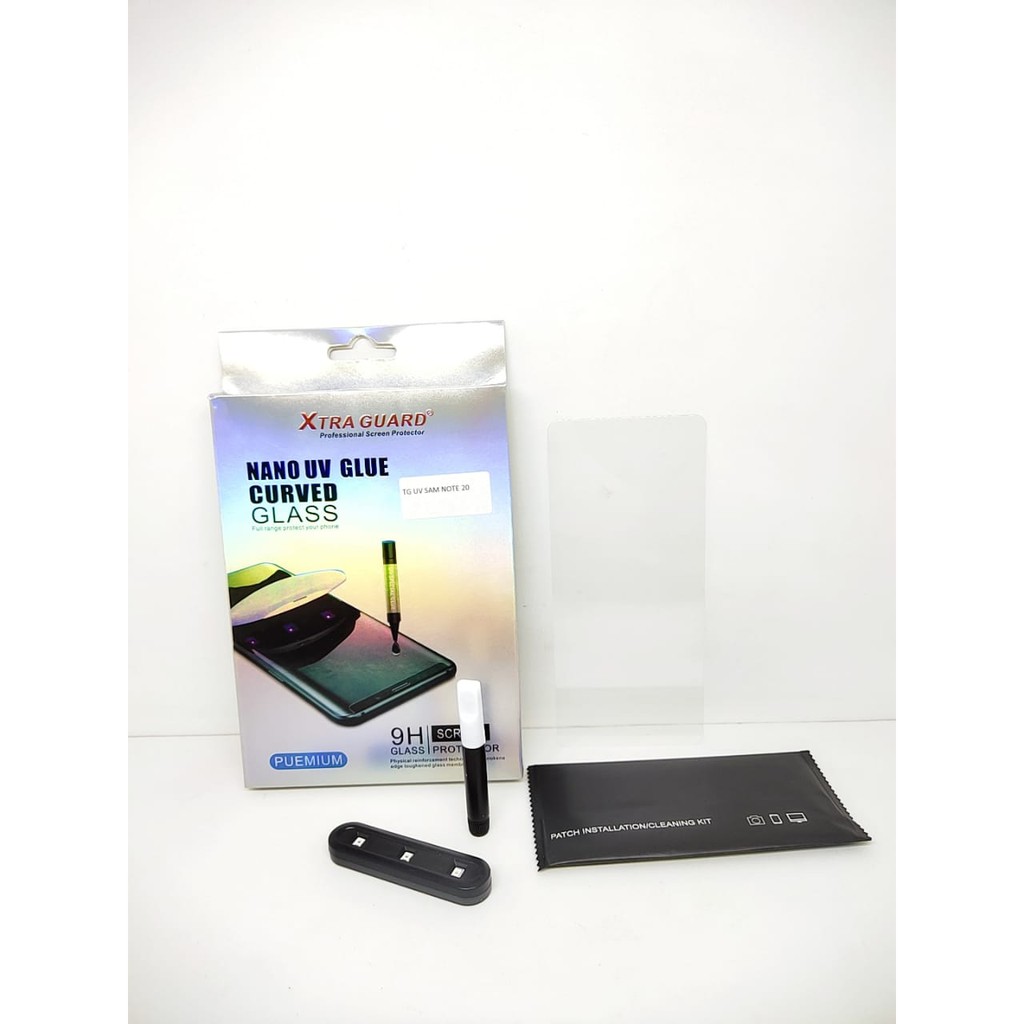 UV Glass Samsung Note 20 6.7 inchi Tempered Glass 3D Curve FULL SCREEN Nano UV FULL GLUE