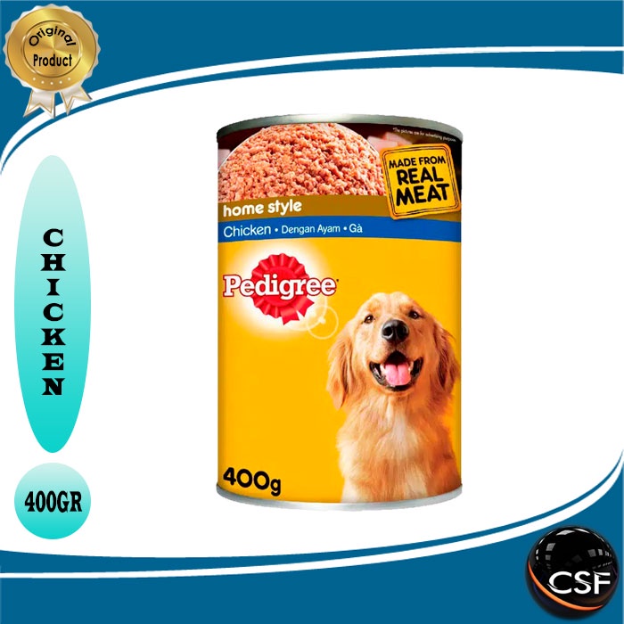 Makanan Anjing basah Pedigree Chicken kaleng 400gr