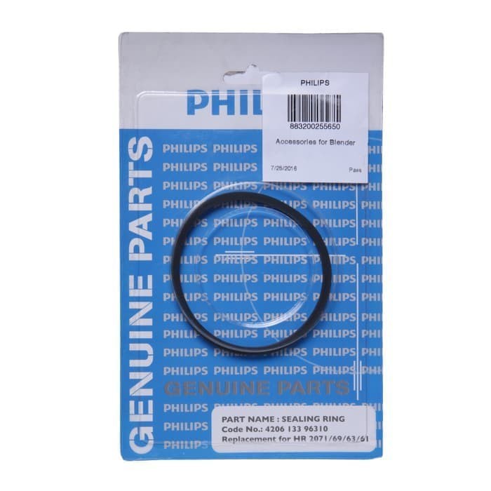 Philips Blender Sealing Ring HR2002/55 Hitam Karet Seal Blender Ori