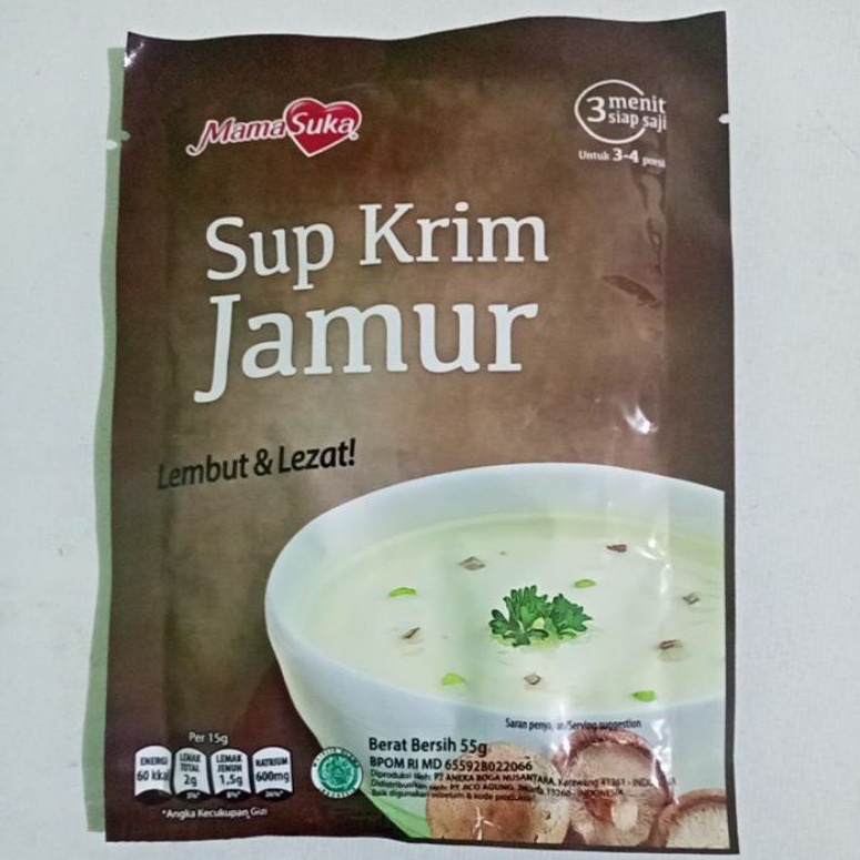 

Mamasuka Sup Krim Jamur 55gr