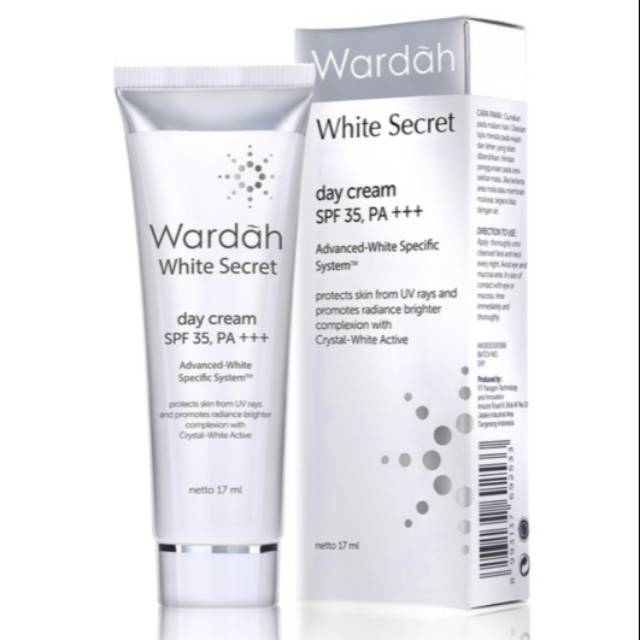 Wardah white secret day cream