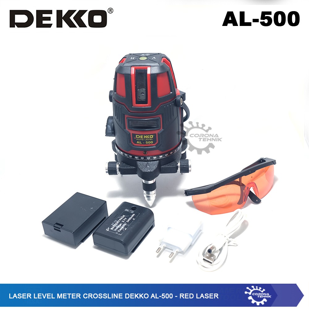 Dekko AL-500 - Red Laser - Laser Level Meter Crossline