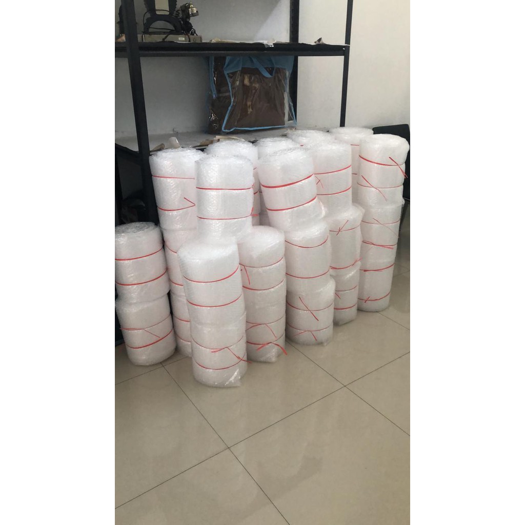 Bubble Wrap bungkus biru Ukuran 5mx1.25m