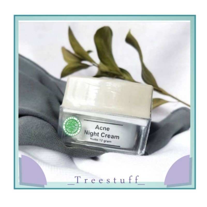 [ TREESTUFF ] NIGHT CREAM MS GLOW - NIGHT CREAM MSGLOW - CREAM NIGHT ACNE MSGLOW - CREAM LUMINIOUS -