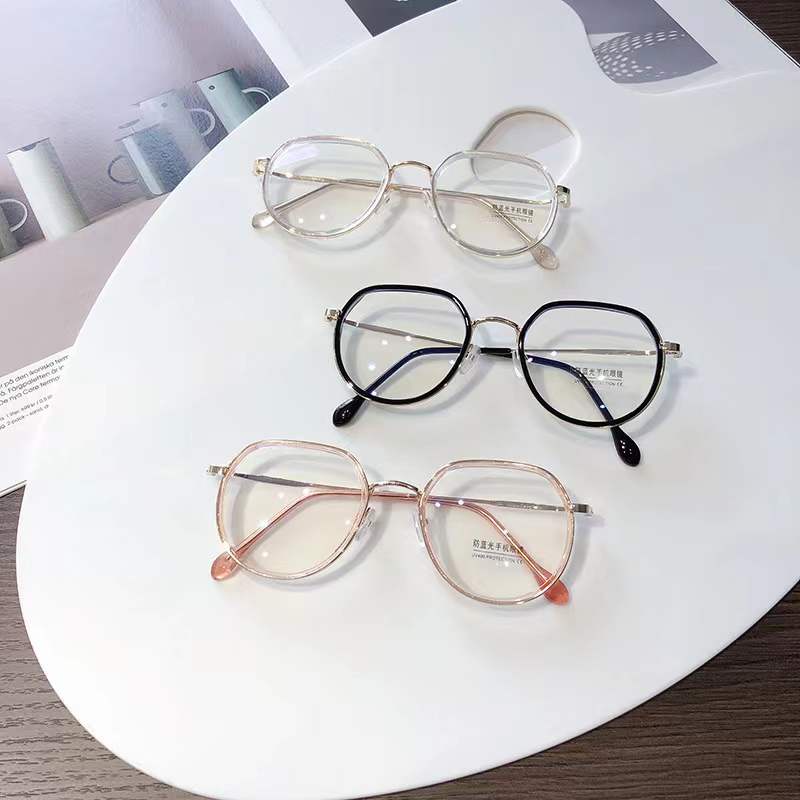 [ TERBARU ]  Kacamata Bulat Anti Uv Kekinian Untuk Wanita Fashion Import