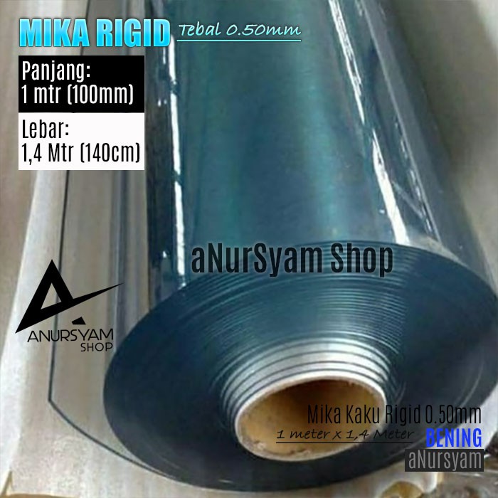 

Plastik MIKA Rigid Tebal 0.50 mm 1m x 1.4m Bungkus Souvenir MIKA Kaku