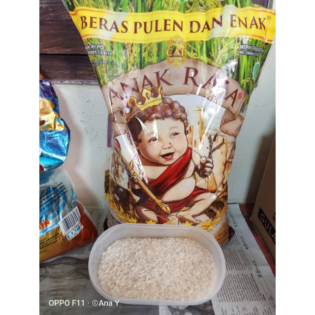 

Beras Merk Anak Raja kemasan 5kg