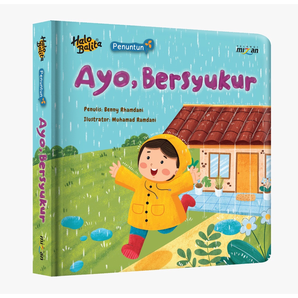 [Mizan] Halo Balita Seri Penuntun Ayo, Bersyukur (Boardbook)