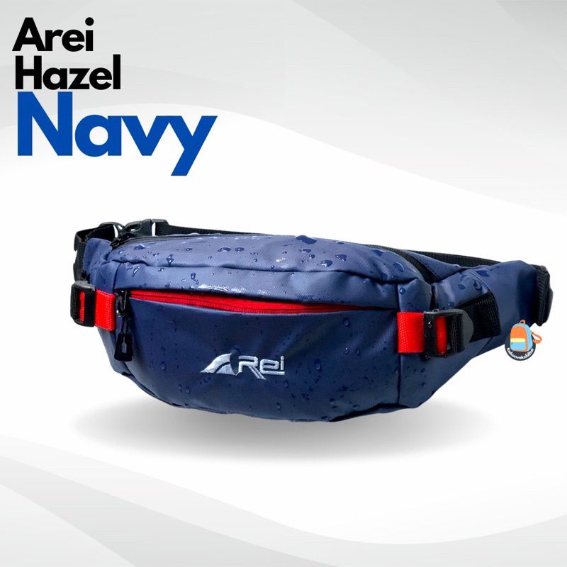 Tas Selempang Pria Weistbag webing merah waterproof Original Premium