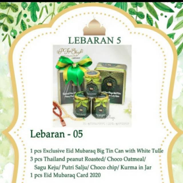 

Parcel lebaran 3 Ku kering and box exclusif