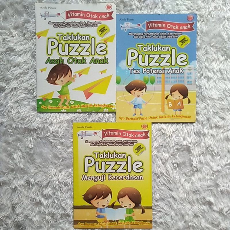 Vitamin Otak Anak - Taklukan Puzzle - Menguji Kecerdasan - Asah Otak Anak - Tes Potensi Anak