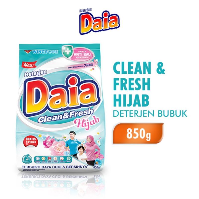 Detergen Bubuk Daia Hijab 850 gr + 85 gr=935gr