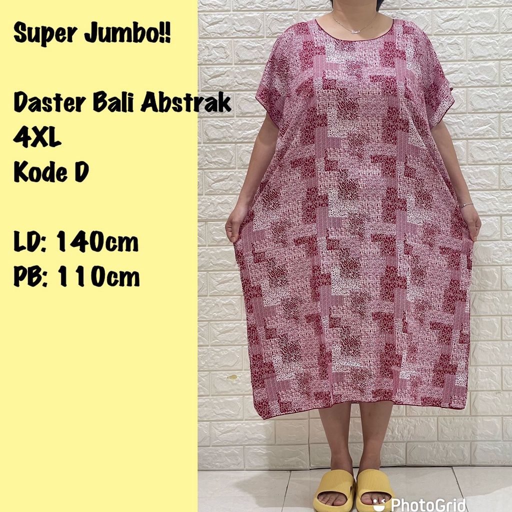 DASTER  BALI ABSTRAK SUPER JUMBO MUAT DIATAS 100KG!!! REAL PICT KODE D