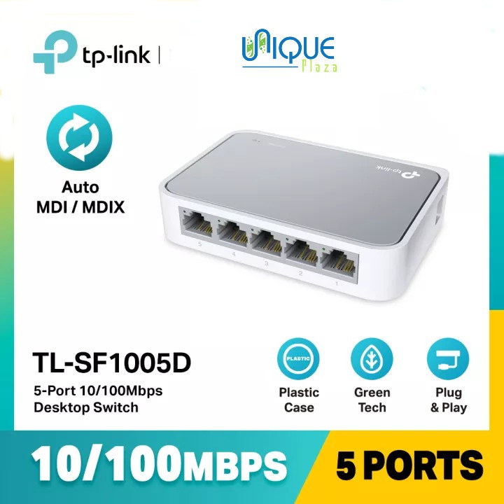 Switch Hub 5 Port TP-Link TP Link TL-SF1005D 10/100Mbps ORIGINAL