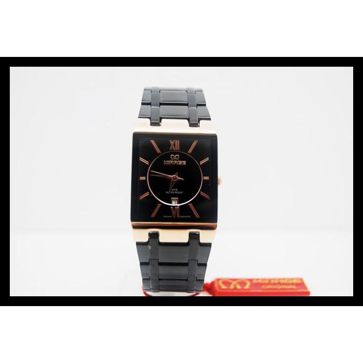 Hot List Mirage Jam Tangan Pria 7908M Comb Black/Rosegold Berkualitas