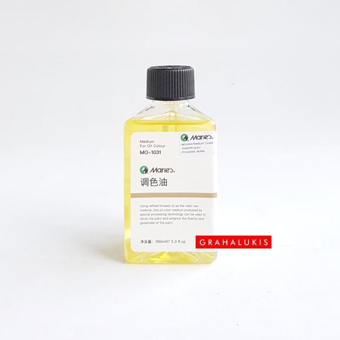 

best produk] Maries Oil Painting Medium / Pengencer Cat Minyak 100ml MO-1031