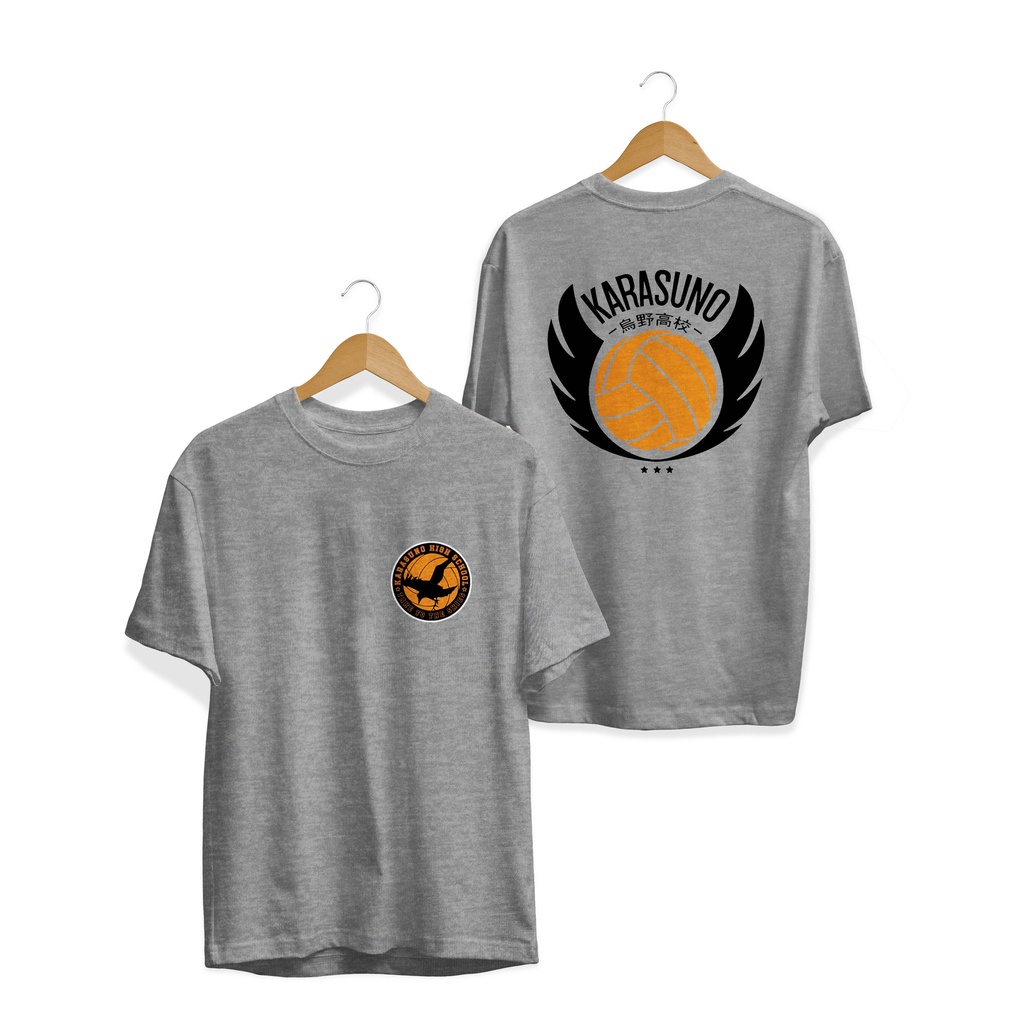 BAJU TSHIRT KAOS ORIGINAL DISTRO ANIME  HAIKYU KARASUNO /KAOS ANIME VOLLYBALL