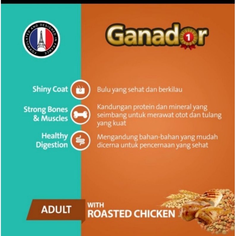 Ganador Adult Roasted Chicken 20kg