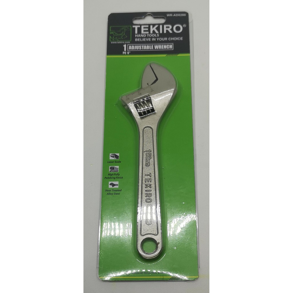 Tekiro Kunci Inggris 6 Inch TEKIRO ADJUSTABLE WRENCH 6 INCH 6 in