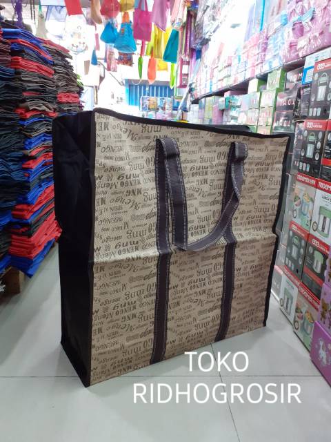 TAS BAHAN JUMBO.58 x 57 x 20.TAS BAHAN TERPAL.TAS BELANJA.TAS LOUNDRY.