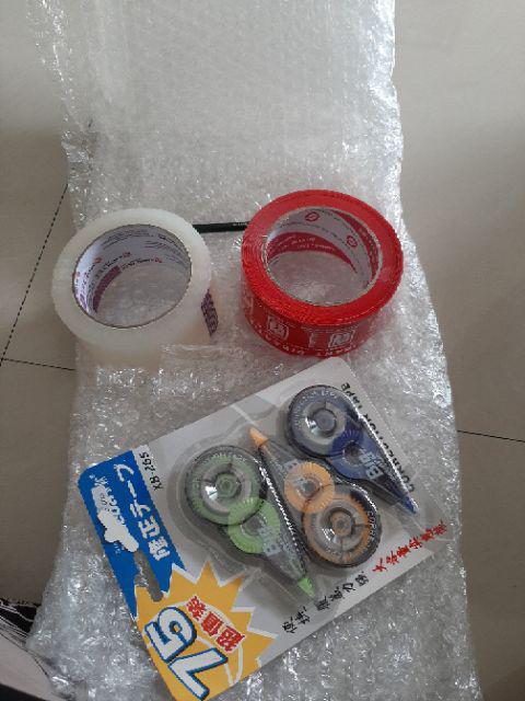 Lakban Fragile Merah Daimaru 100mtr Kuat Melekat