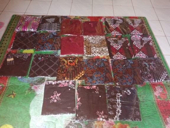 Terlaris Kemeja Batik Lengan Pendek Hrb030 Modern Halus Tulis Gus Azmi Syubbanul Wathon Seragam 5l