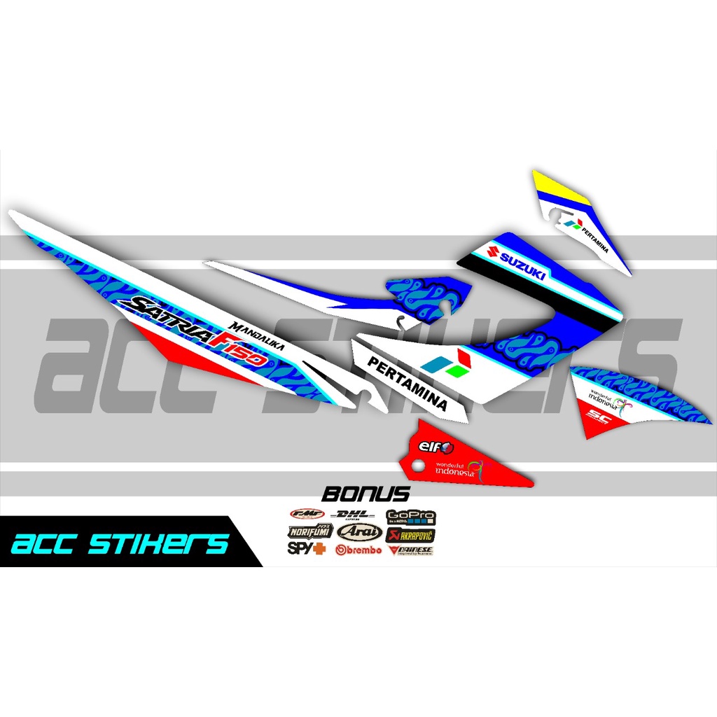 STRIPING SATRIA FU FACELIFT / RAIDER 150 MANDALIKA