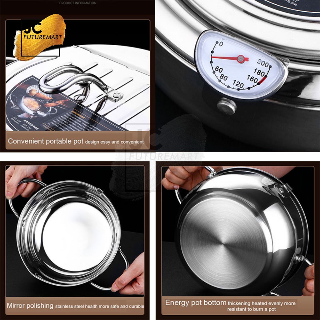 PANCI PENGGORENGAN TERMOMETER | DEEP FRYER POT THERMOMETER