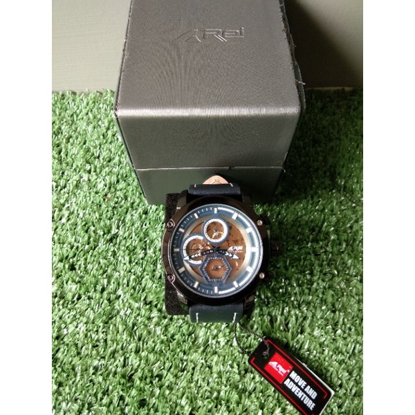 JAM TANGAN KULIT PRIA REI LINCOLN