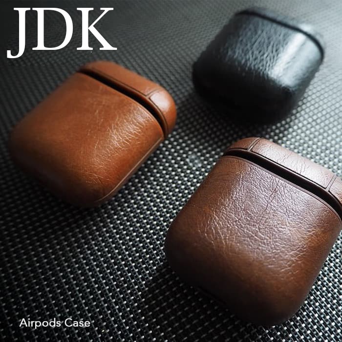 Airpods Leather Rounded Case Airpod LEATHER PREMIUM FLAWLESS EDITION WITHOUT JDK LOGO