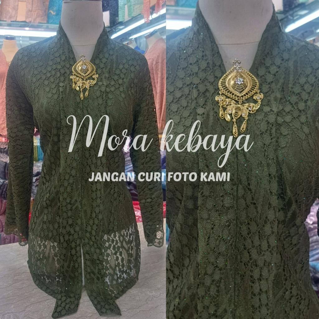 Kebaya encim modern Resleting depan/kebaya kartini premium/ kebaya encim