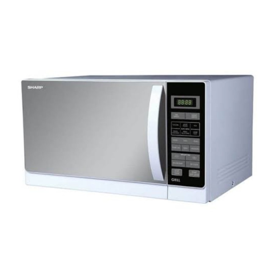 SHARP R728  Microwave oven Grill (25L, Hitam, Putih, Silver)