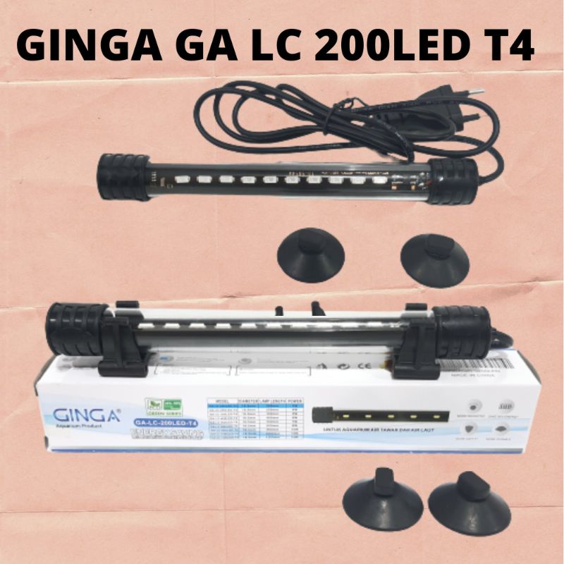 Lampu led aquarium GINGA 200 Lampu celup led aquarium aquascape