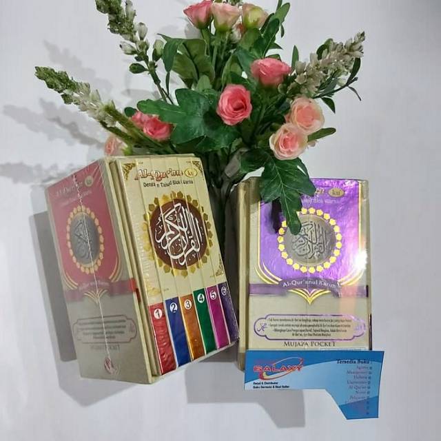 Al Quranku Saku per 5 juz Non Terjemah A6 15 X 10cm Mujaza Pocket Al Quran ku Tajwid Blok HVS Pocket
