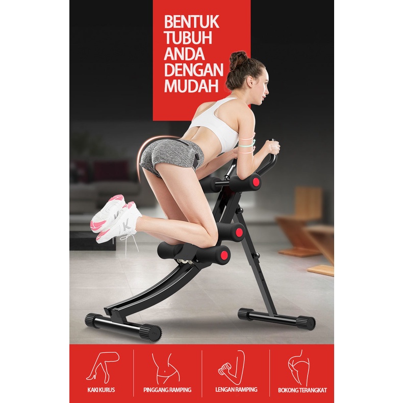 Alat Fitness/Latihan di rumah mesin perut kunci kecil/Mekanik buatan mesin perut/Mesin binaraga/Mesin pembentuk tubuh