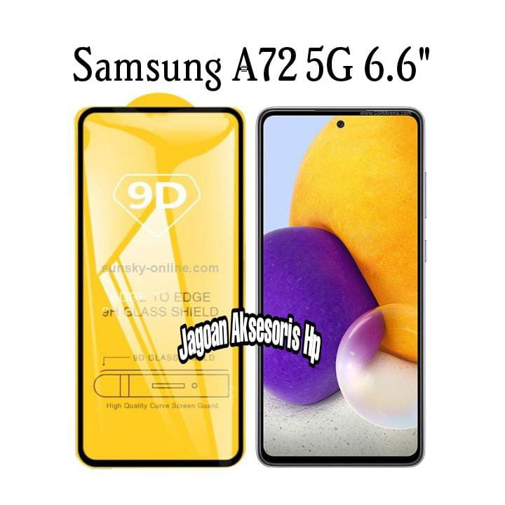 KOREAN Tempered Glass Samsung A32 A42 A72 FULL SCREEN TG 5D 9D 21D FULL GLUE