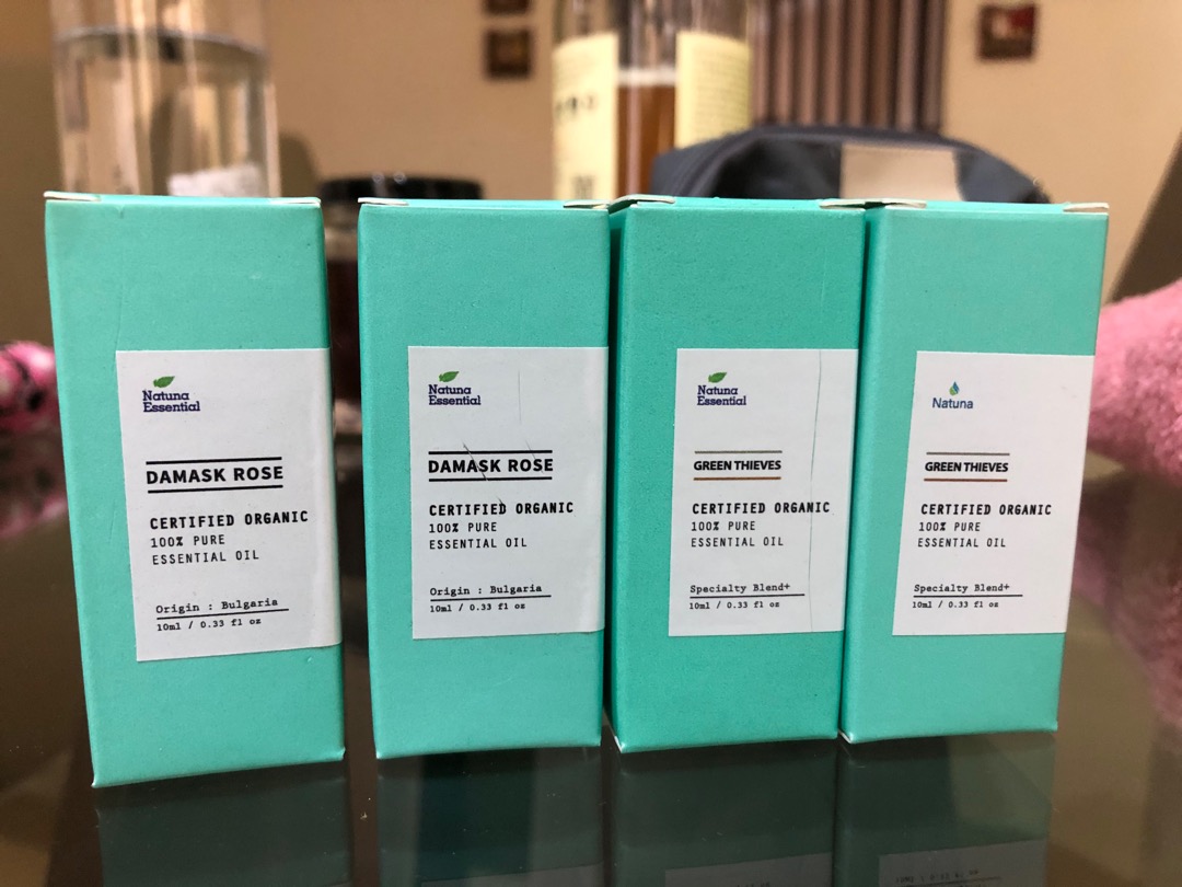 Natuna Damask Rose Essential Oil Diffuser Humidifier Minyak Esensial Purifier Aromatherapy Difuser