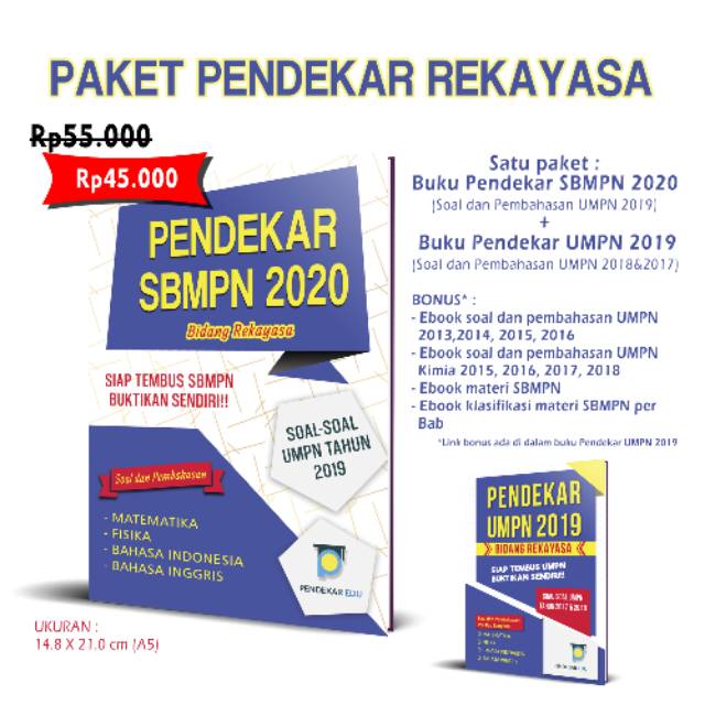 Paket Pendekar Rekayasa Soal Sbmpn Dan Pembahasan Sbmpn Lengkap Shopee Indonesia